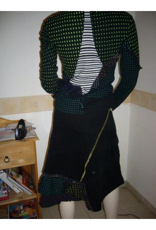 ensemble jupe/blouson COLORFUL