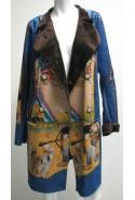 Manteau Louise Della « Camps d'indiens » - collection hiver 2011au