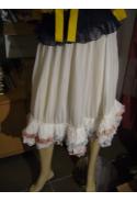 White  frou frou  underskirt