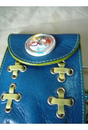 mini leather purse