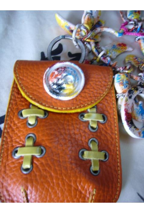 mini leather purse