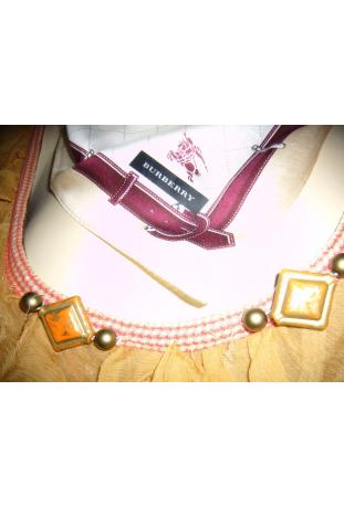 foulard Burberry bords bordeaux collection 2011