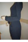 Pianurastudio : dress rolls color blue/grey collection autumn 20