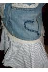 MetF G - jean skirt and english Embroidery