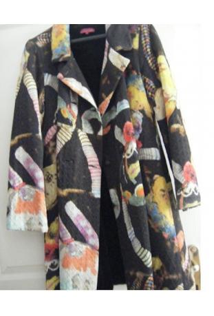 LOUISE DELLA : robe série "clowns" - collection hiver 2011-2012