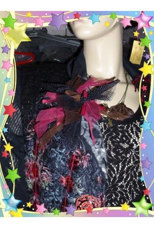 SAVE THE QUEEN : manteau modèle "arabesques" collection hiver 2011-2012