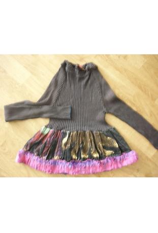 LOUISE DELLA : jupe pull "ANIMAUX" - collection automne/hiver 2012-2013