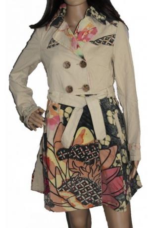 DESIGUAL : manteau/trench modèle "LONELY" - collection printemps/été 2013