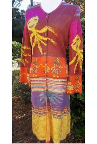 LOUISE DELLA : robe série "poupée et clowns" - collection automne/hiver 2013