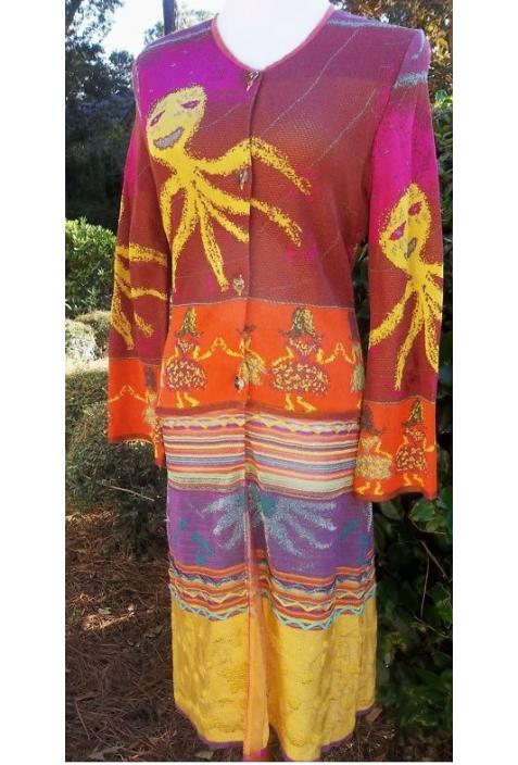 LOUISE DELLA : robe série "poupée et clowns" - collection automne/hiver 2013