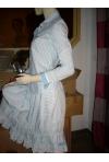 chemise MetFG blanche/bleu ciel