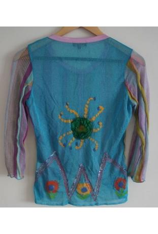 LOUISE DELLA : cardigan série "RIVIERE-NEBRASKA" - nouveauté boutique