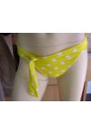 maillot de bains ETAM jaune/pois blanc