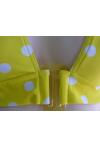 maillot de bains ETAM jaune/pois blanc