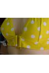 maillot de bains ETAM jaune/pois blanc