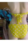maillot de bains ETAM jaune/pois blanc