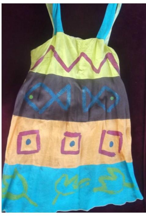 LOUISE DELLA : robe série "POISSONS" - collection automne/hiver 2013