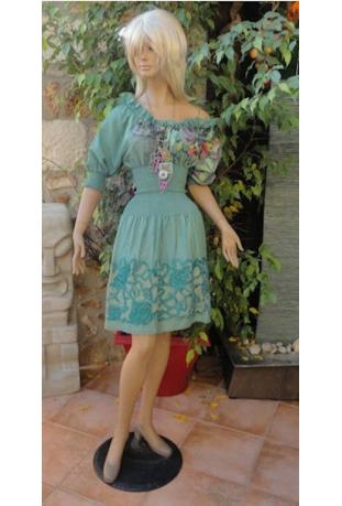 AVE THE QUEEN : robe réf 4175 série "PRINTEMPS" - collection été 2013