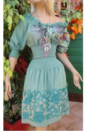 AVE THE QUEEN : robe réf 4175 série "PRINTEMPS" - collection été 2013