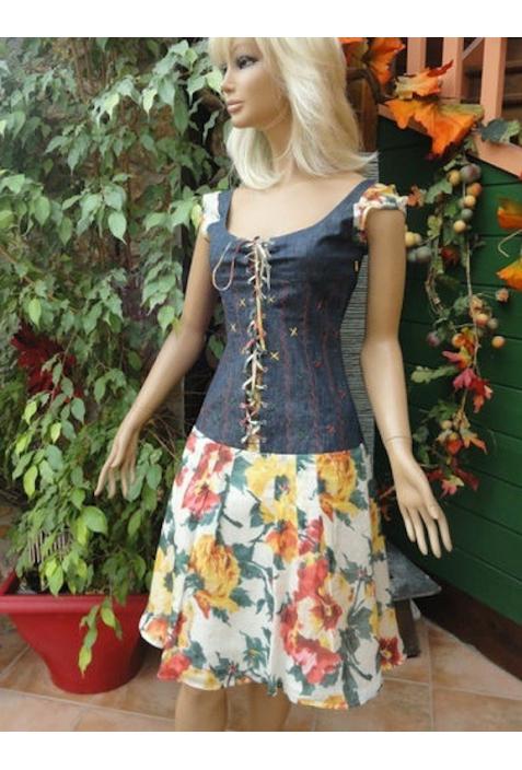 AVE THE QUEEN : robe réf 0343 série "PRINTEMPS" - collection été 2013