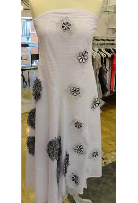 AVE THE QUEEN : robe réf 4454 série "SERIGRAPHIE" - collection été 2013