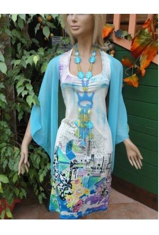 AVE THE QUEEN : robe réf 0343 série "PRINTEMPS" - collection été 2013