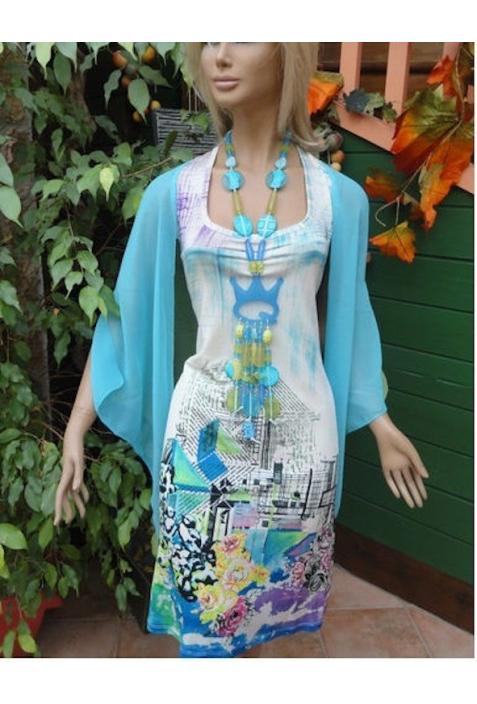 AVE THE QUEEN : robe réf 0343 série "PRINTEMPS" - collection été 2013