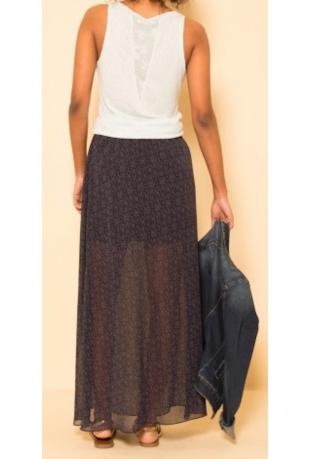 LES PTITES BOMBES : JUPE longue ref S156303 - collection printemps/été 2015