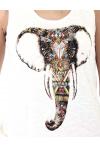 LES PTITES BOMBES : débardeur modèle ELEPHANT ref S154201 - collection printemps/été 2015