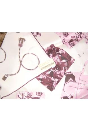 Foulard Hermès intitulé "KELLY EN CALECHE" - RARE