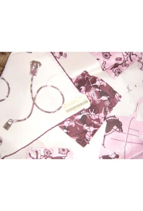 Foulard Hermès intitulé "KELLY EN CALECHE" - RARE