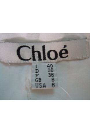 robe cocktail 100% soie blanc/argent 07/08