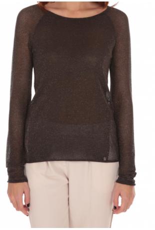 LPB : pull brillant ajouré ref S163101 - collection printemps/été 2016