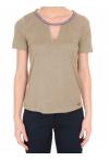 LPB : t-shirt bande ethnique ref S164008 - collection printemps/été 2016