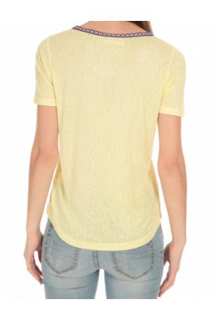 LPB : t-shirt bande ethnique ref S164008 - collection printemps/été 2016