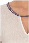 LPB : t-shirt bande ethnique ref S164008 - collection printemps/été 2016