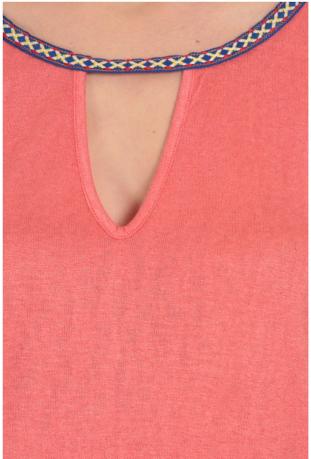 LPB : t-shirt bande ethnique ref S164008 - collection printemps/été 2016