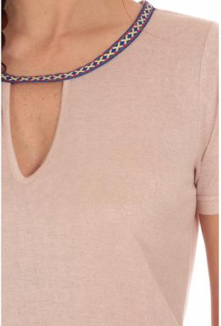 LPB : t-shirt bande ethnique ref S164008 - collection printemps/été 2016