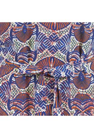 LPB : robe courte imprimée ref S166002 - collection printemps/été 2016
