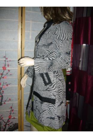 NEW ! coat DESIGUAL Psychedelic