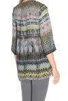 LPB : blouse voile imprimé ref S165702 - collection printemps/été 2016