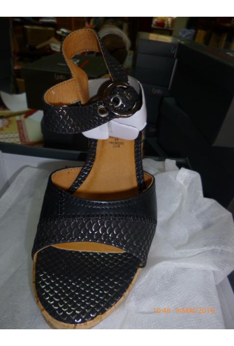 LPB : sandales compensées modèle EGLANTINE - collection printemps/été 2016