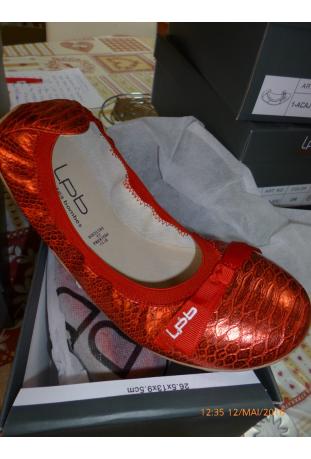LPB : ballerines ELLA SERPENT - collection printemps/été 2016