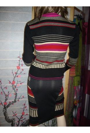 nouveauté 2009 : ensemble Pianurastudio jupe et blouson pied de