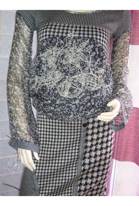 New ! shirt long sleeves Pianurastudio 48% silk