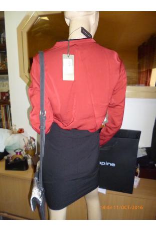 LPB : robe bicolore ref W160903 - collection automne/hiver 2016-2017