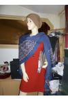 LPB : cape motif géométrique ref W164001 - collection automne/hiver 2016-2017