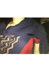 LPB : cape motif géométrique ref W164001 - collection automne/hiver 2016-2017