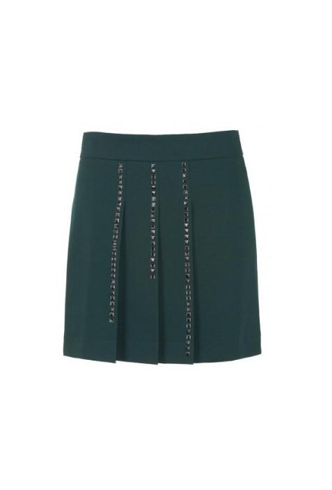 COP COPINE : jupe ornée de studs modèle MAGMAR - collection automne/hiver 2016-2017