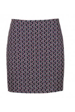 COP COPINE : jupe courte jacquard modèle POSTALE - collection printemps/été 2017